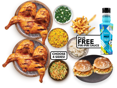 Galito's flame-grilled chicken meals delivered in Kwa-Thema by TownshipD